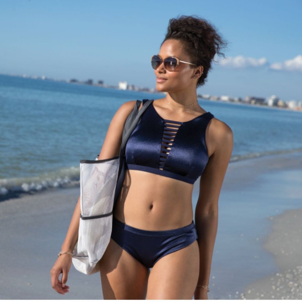 CALIA Bikini Cage Front Top - NWT